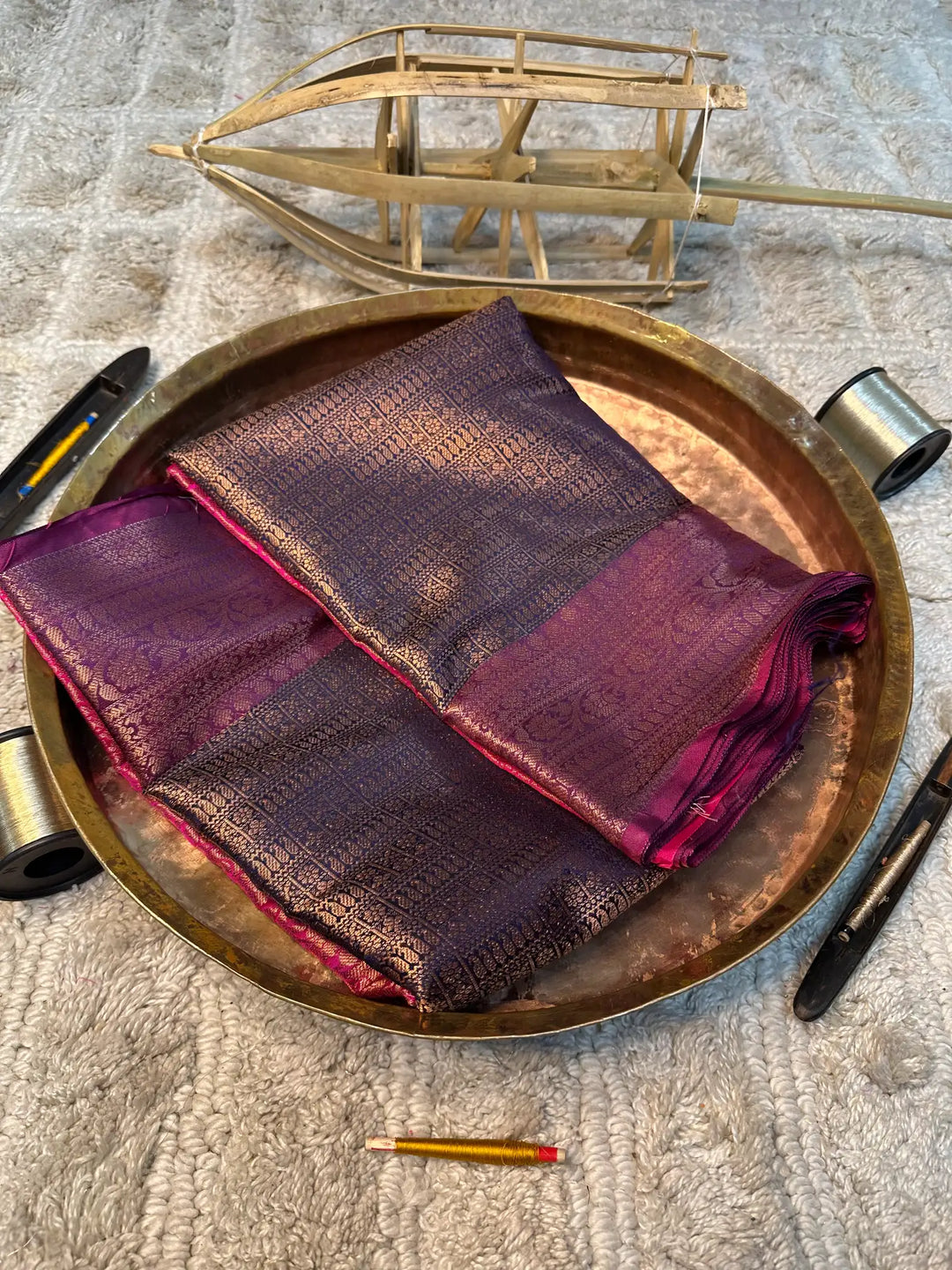 Eccentric zari weave Softsilk Banarasi saree