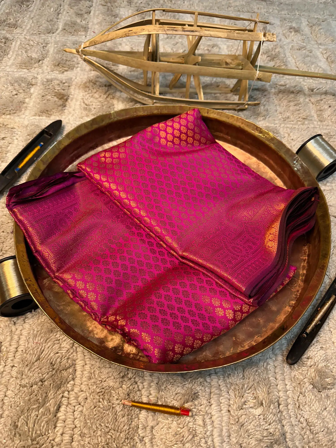Eccentric zari weave Softsilk Banarasi saree