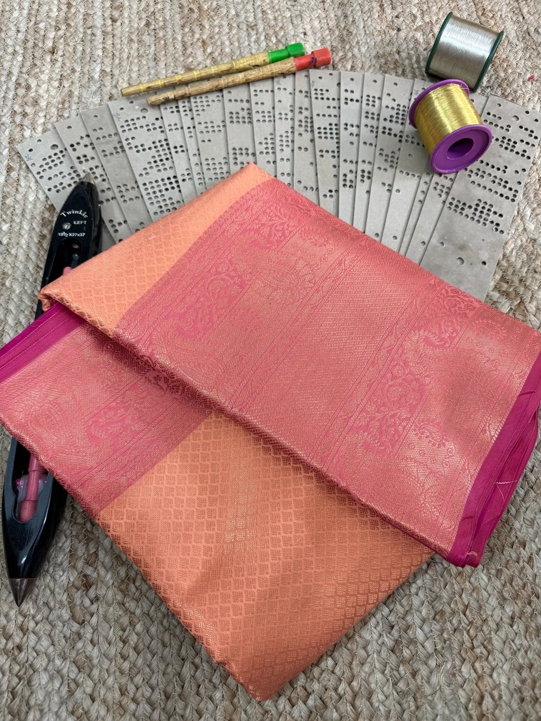 Eccentric zari weave Softsilk Banarasi saree