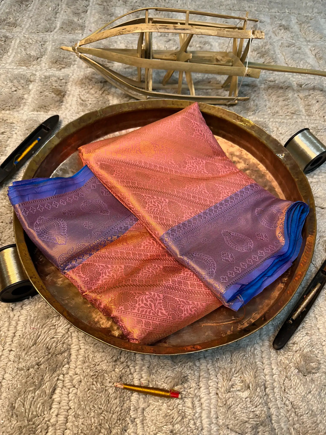 Eccentric zari weave Softsilk Banarasi saree