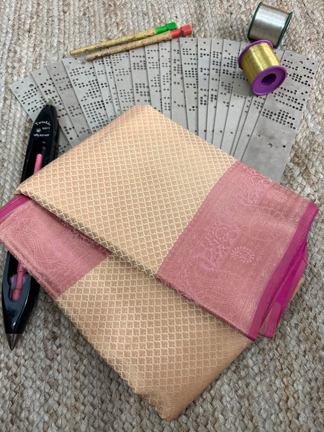 Eccentric zari weave Softsilk Banarasi saree