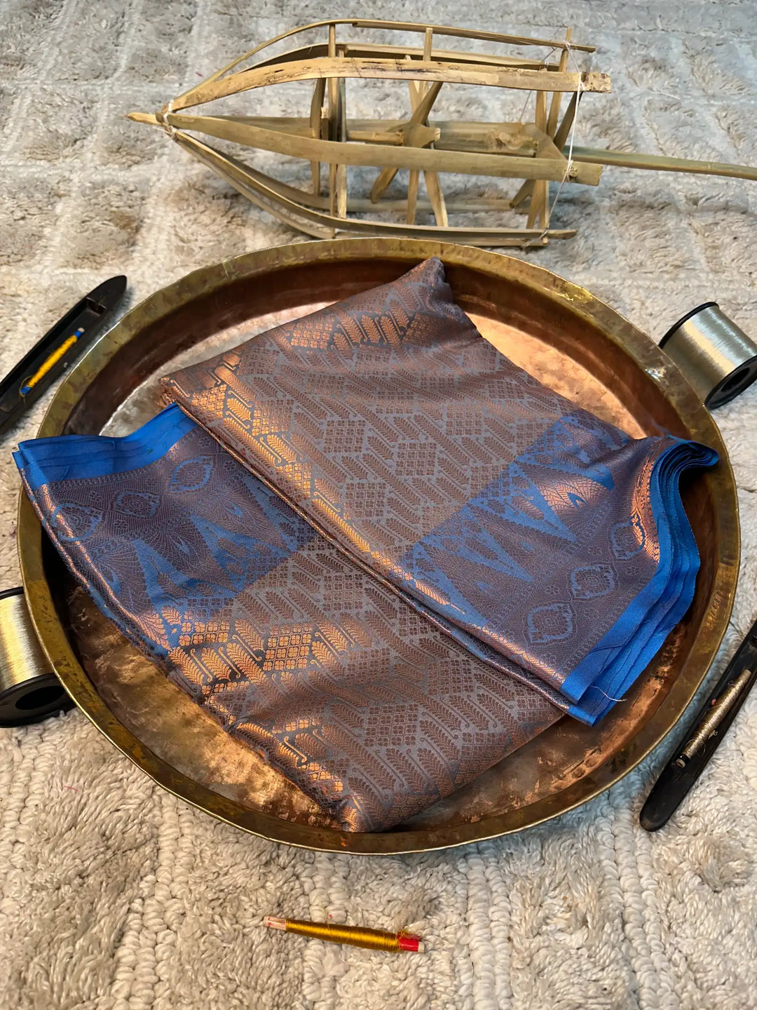 Eccentric zari weave Softsilk Banarasi saree