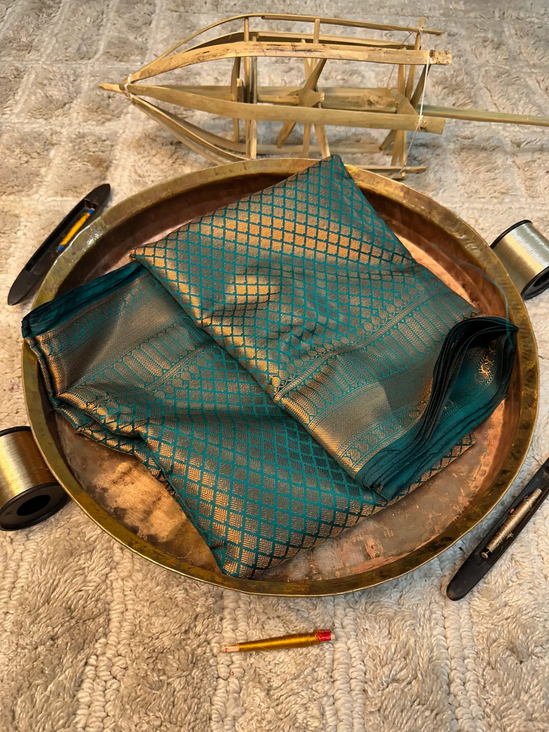Eccentric zari weave Softsilk Banarasi saree