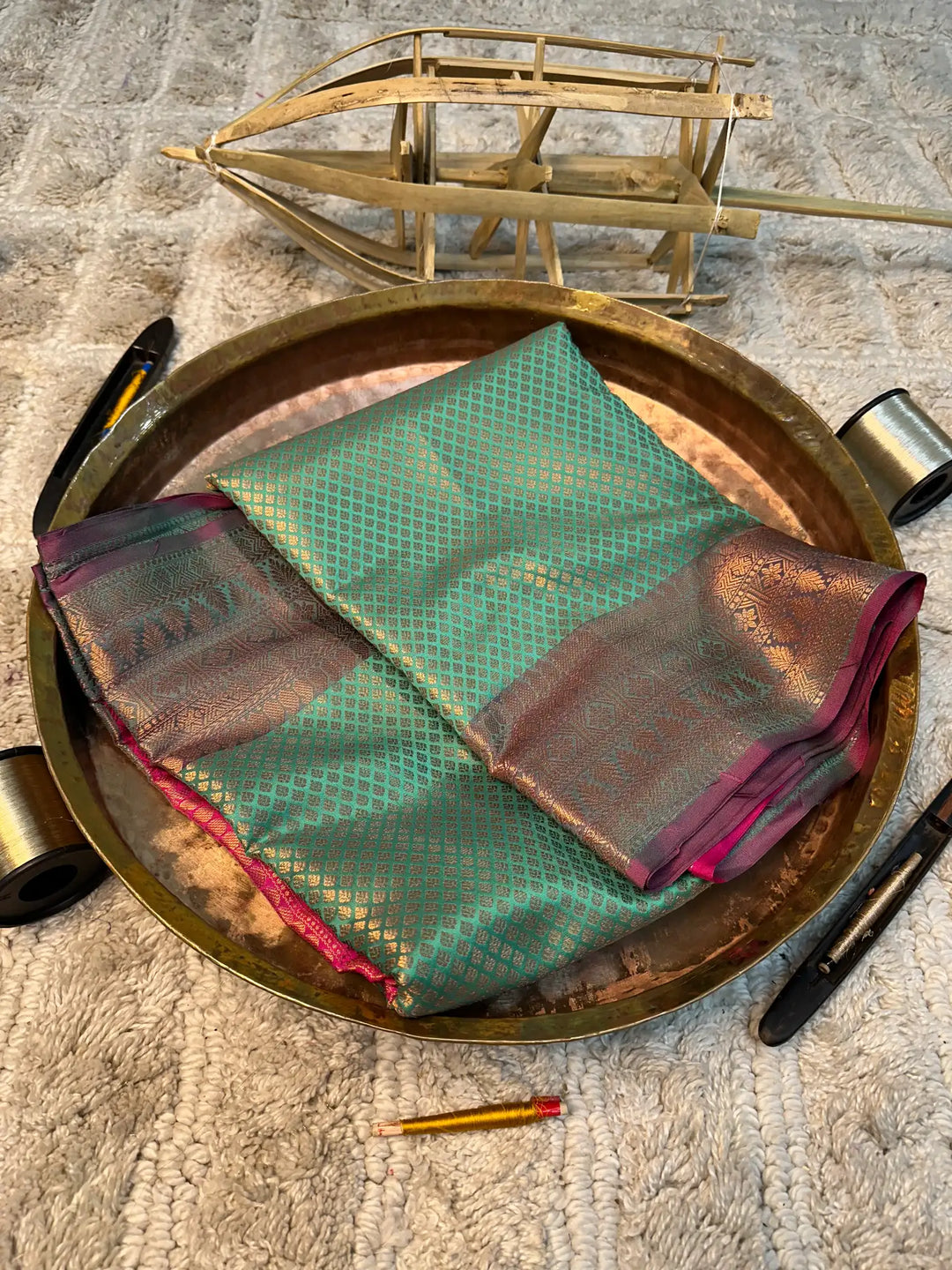 Eccentric zari weave Softsilk Banarasi saree