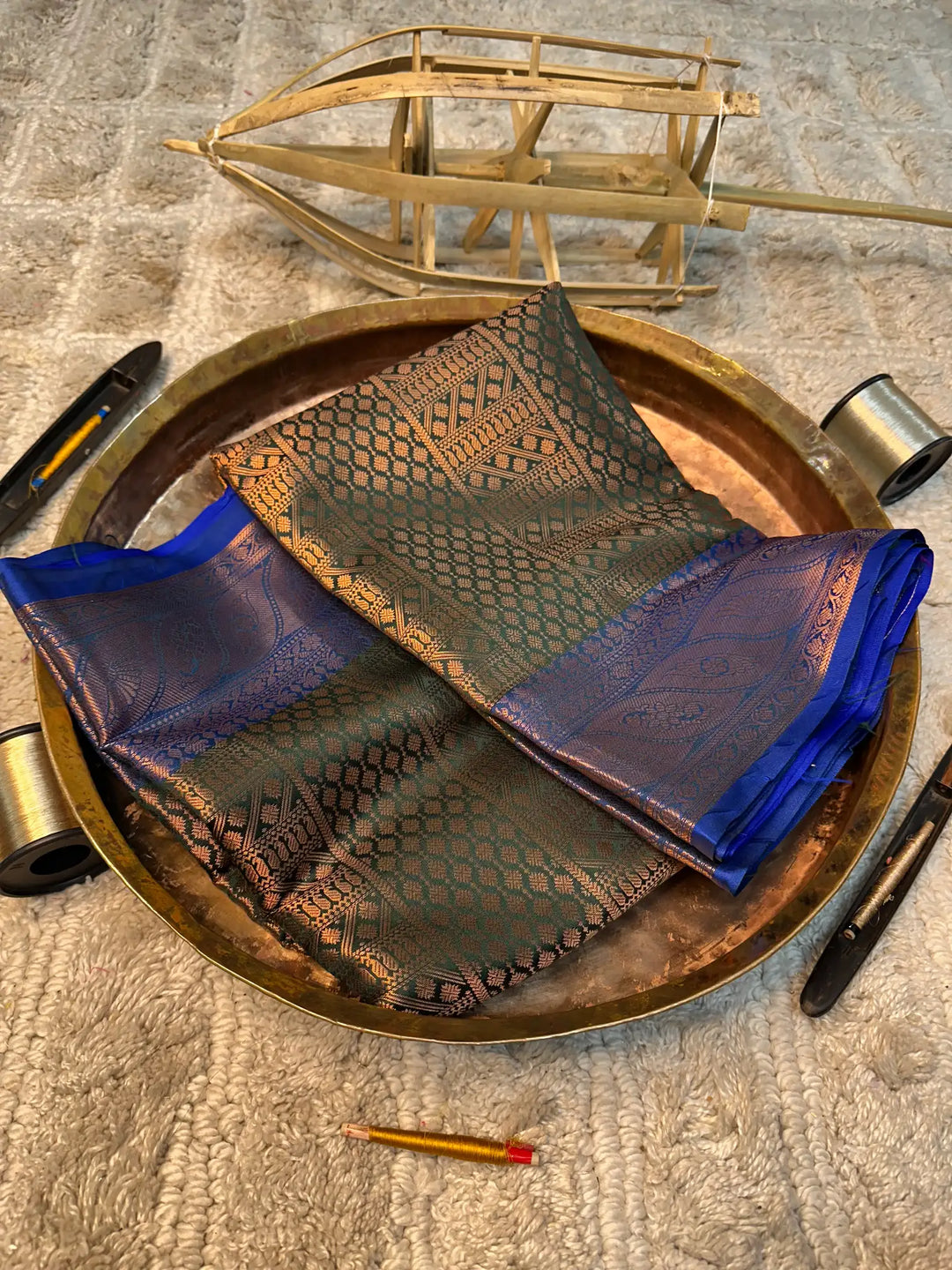Eccentric zari weave Softsilk Banarasi saree