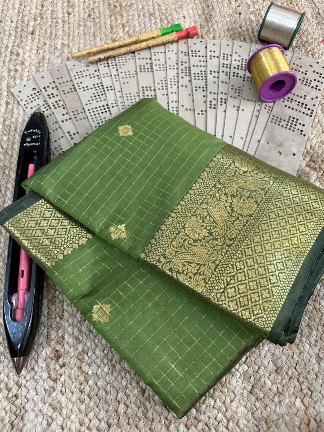 Eccentric zari weave Softsilk Banarasi saree