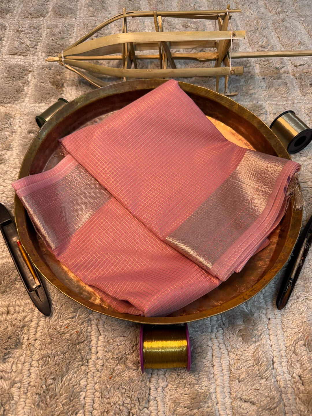 Eccentric zari weave Softsilk Banarasi saree