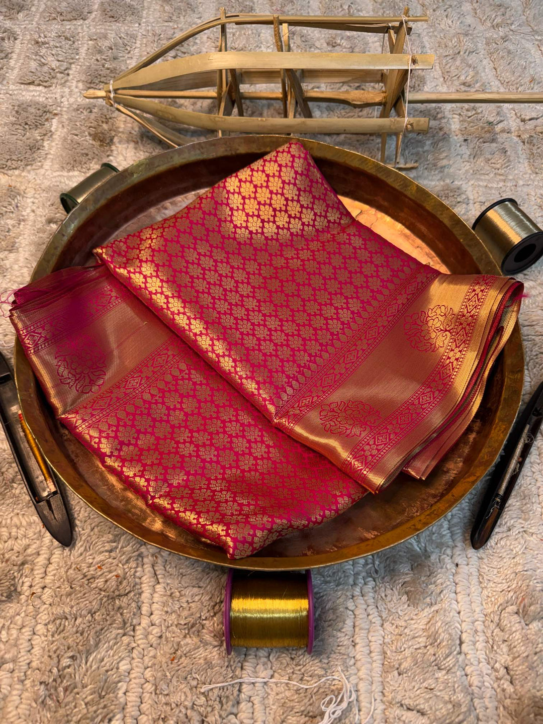 Eccentric zari weave Softsilk Banarasi saree