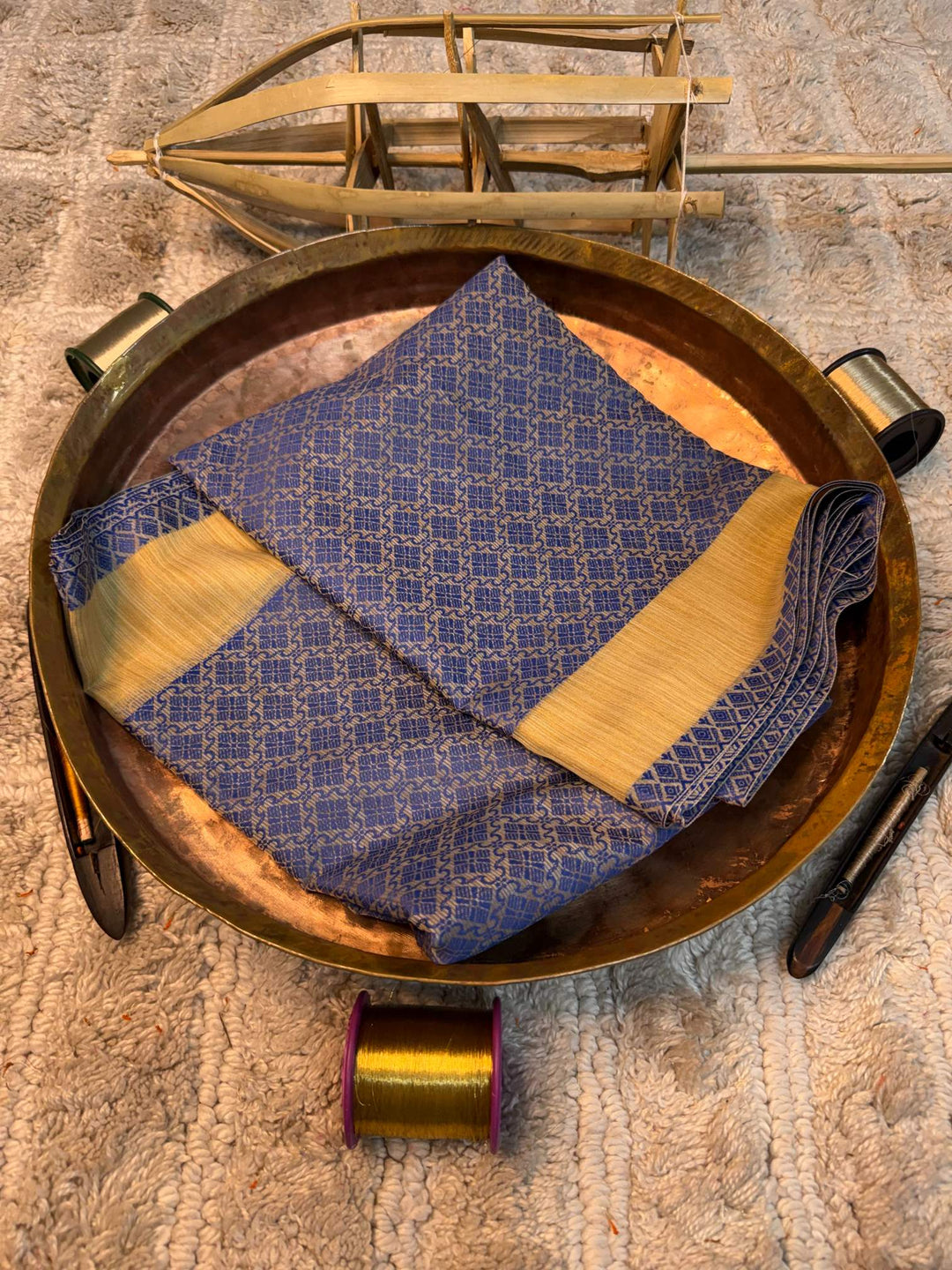Eccentric zari weave Softsilk Banarasi saree