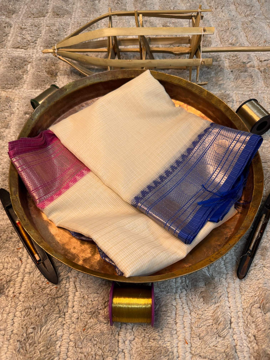 Eccentric zari weave Softsilk Heritage Banarasi saree
