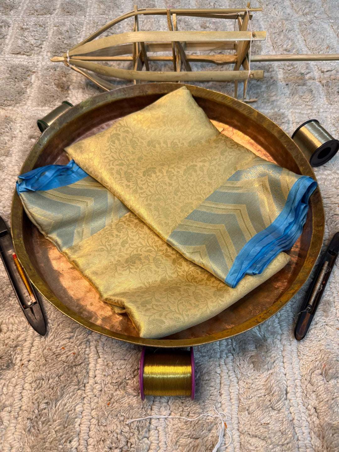 Eccentric zari weave Softsilk Heritage Banarasi saree