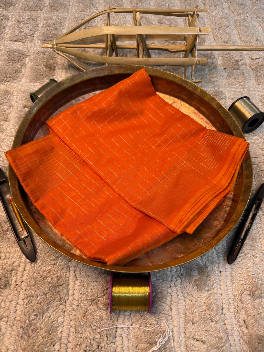 Eccentric zari weave Softsilk Banarasi saree