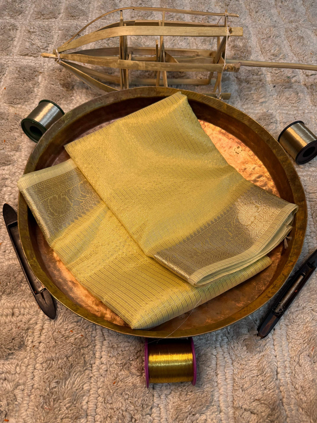Eccentric zari weave Softsilk Banarasi saree