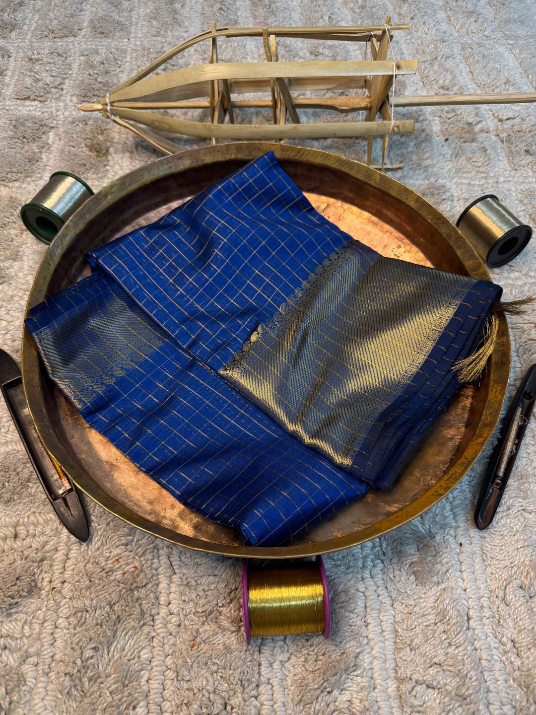 Eccentric zari weave Softsilk Banarasi saree