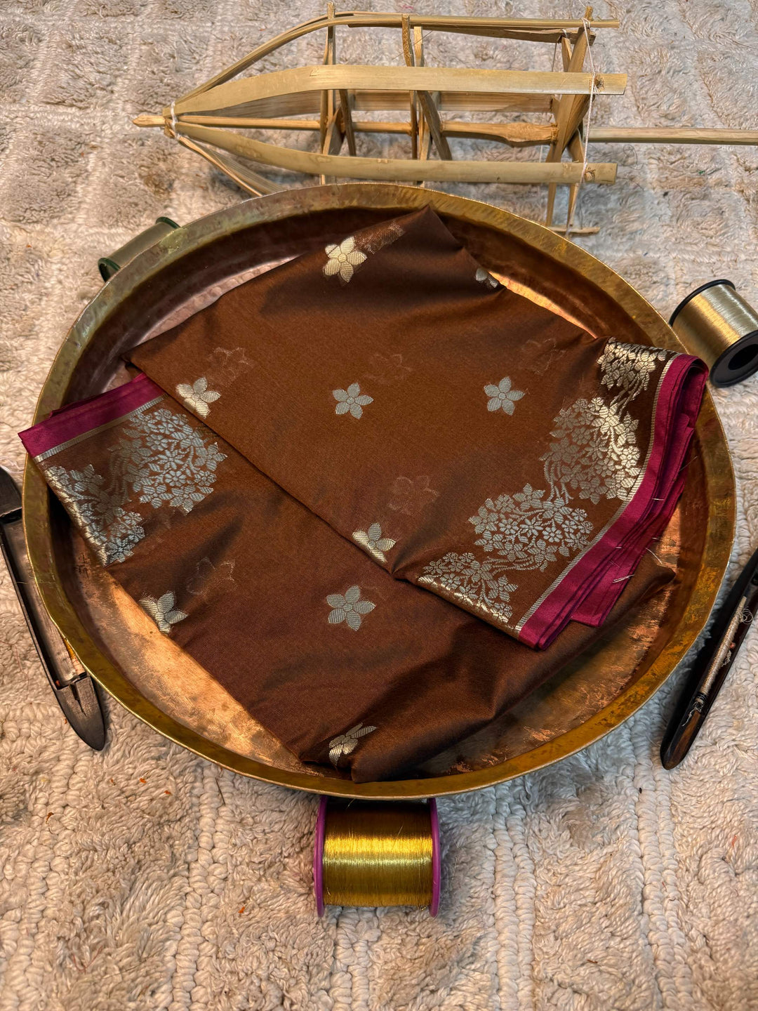 Eccentric zari weave Softsilk Heritage  Banarasi saree