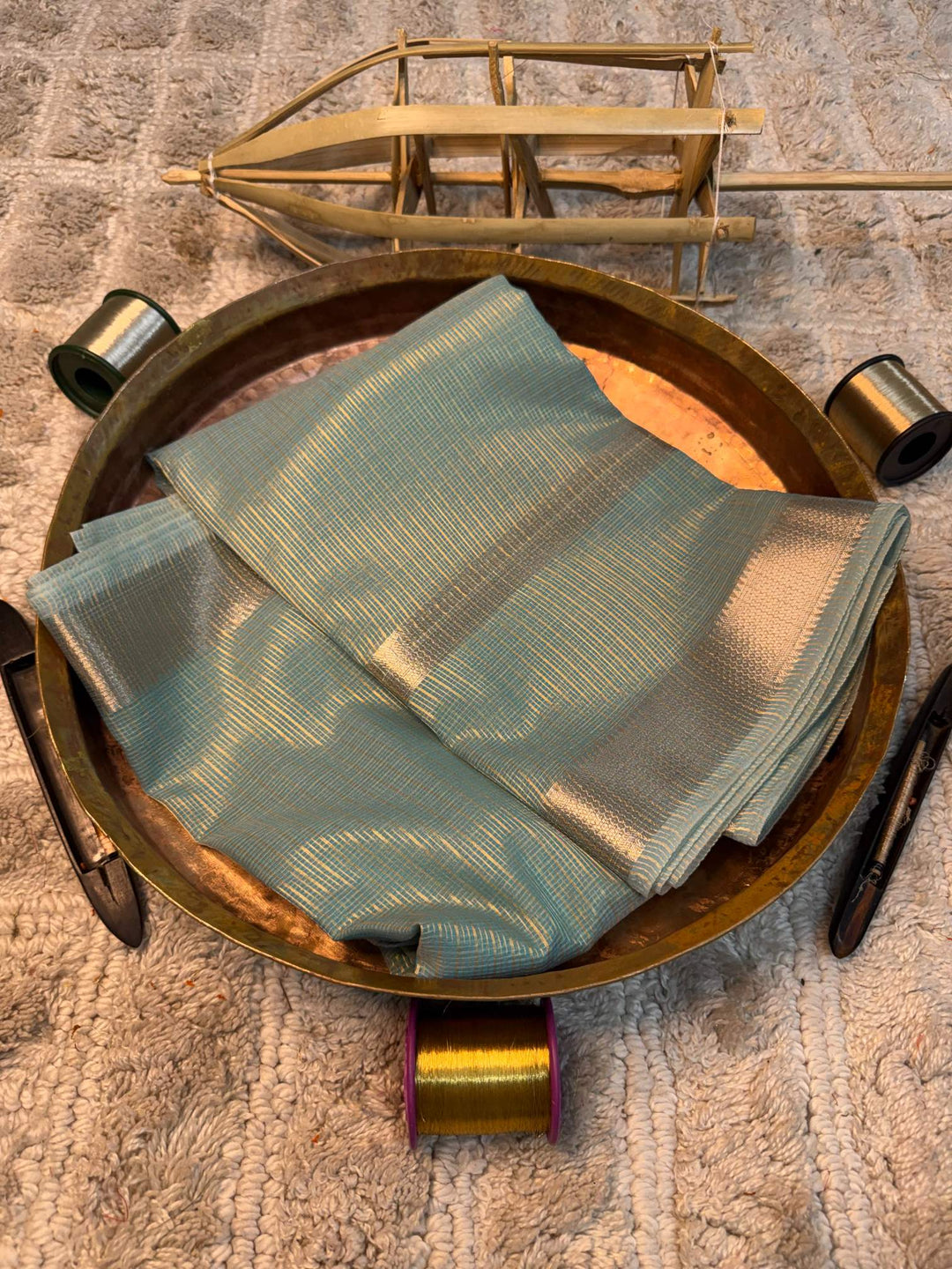 Eccentric zari weave Softsilk Banarasi saree