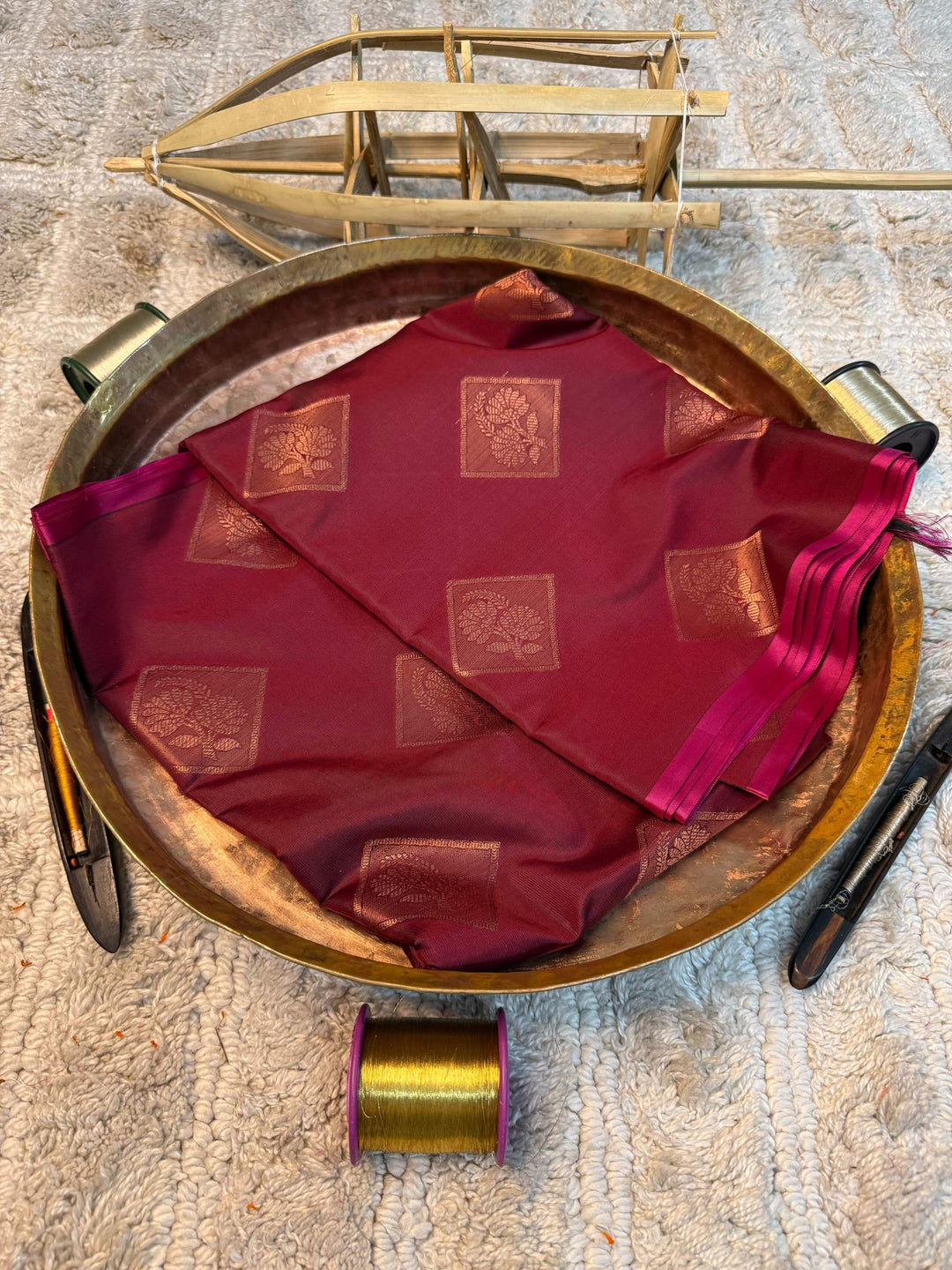 Eccentric zari weave Softsilk Heritage Banarasi saree