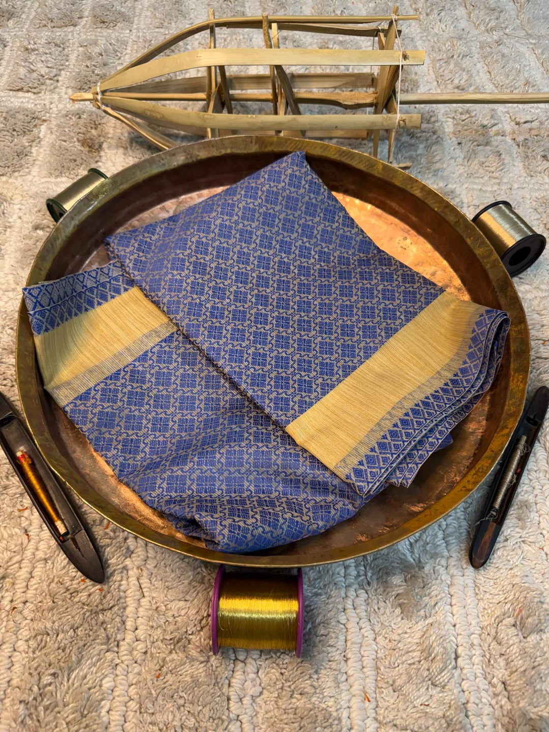 Eccentric zari weave Softsilk Heritage Banarasi saree