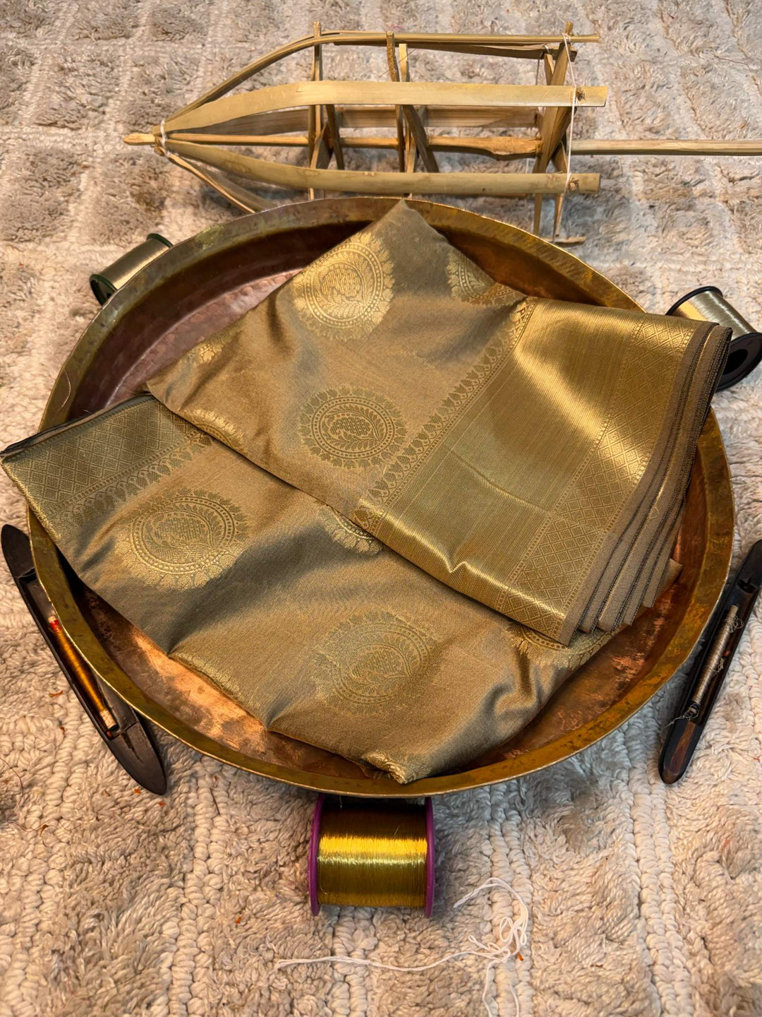 Eccentric zari weave Softsilk Banarasi saree