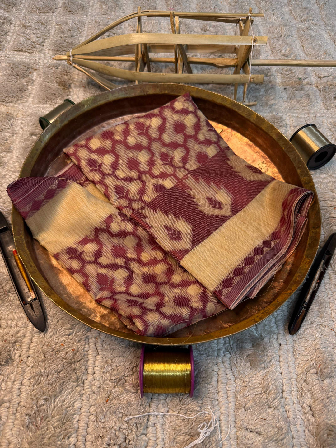 Eccentric zari weave Softsilk Banarasi saree