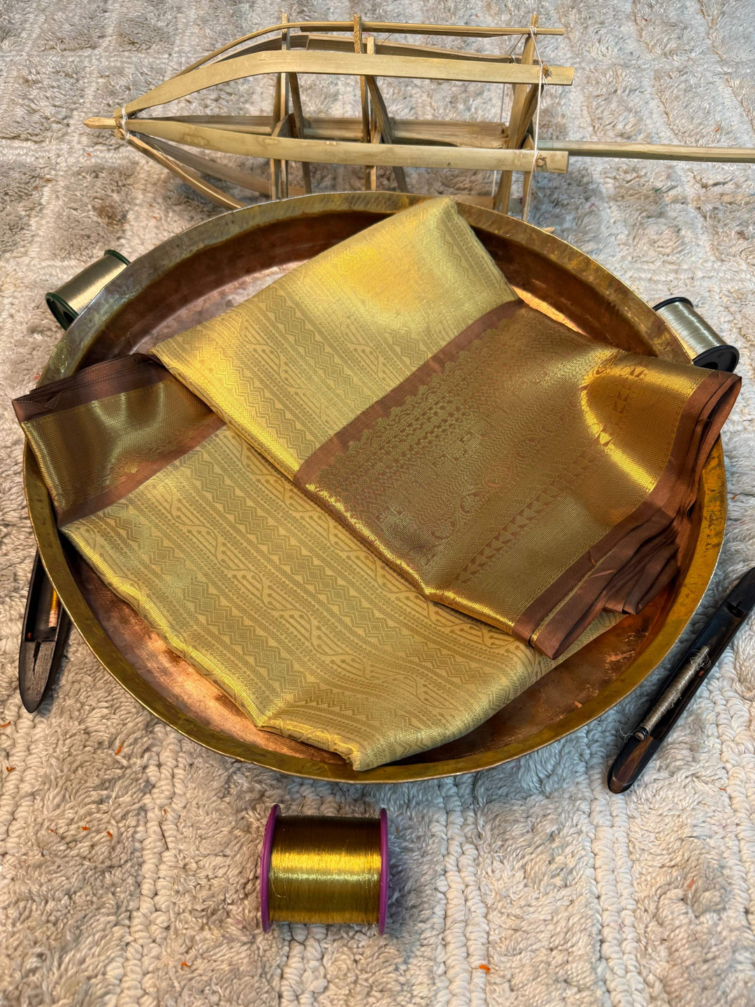 Eccentric zari weave Softsilk Banarasi saree