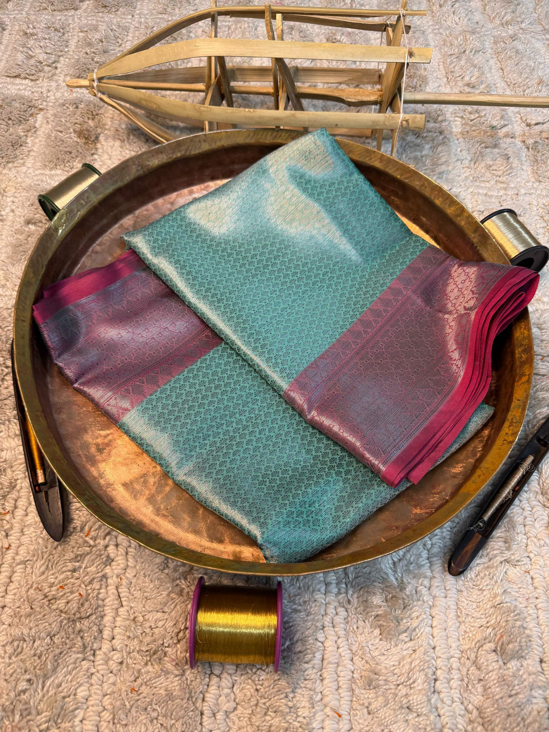 Eccentric zari weave Softsilk Heritage Banarasi saree