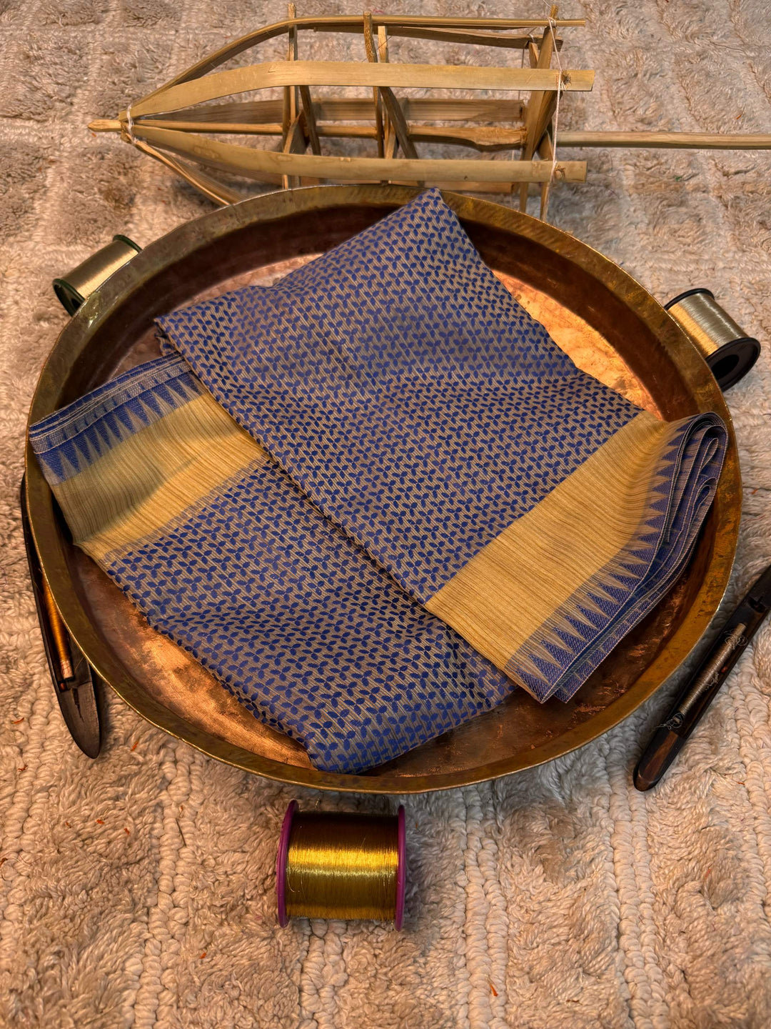 Eccentric zari weave Softsilk Heritage Banarasi saree