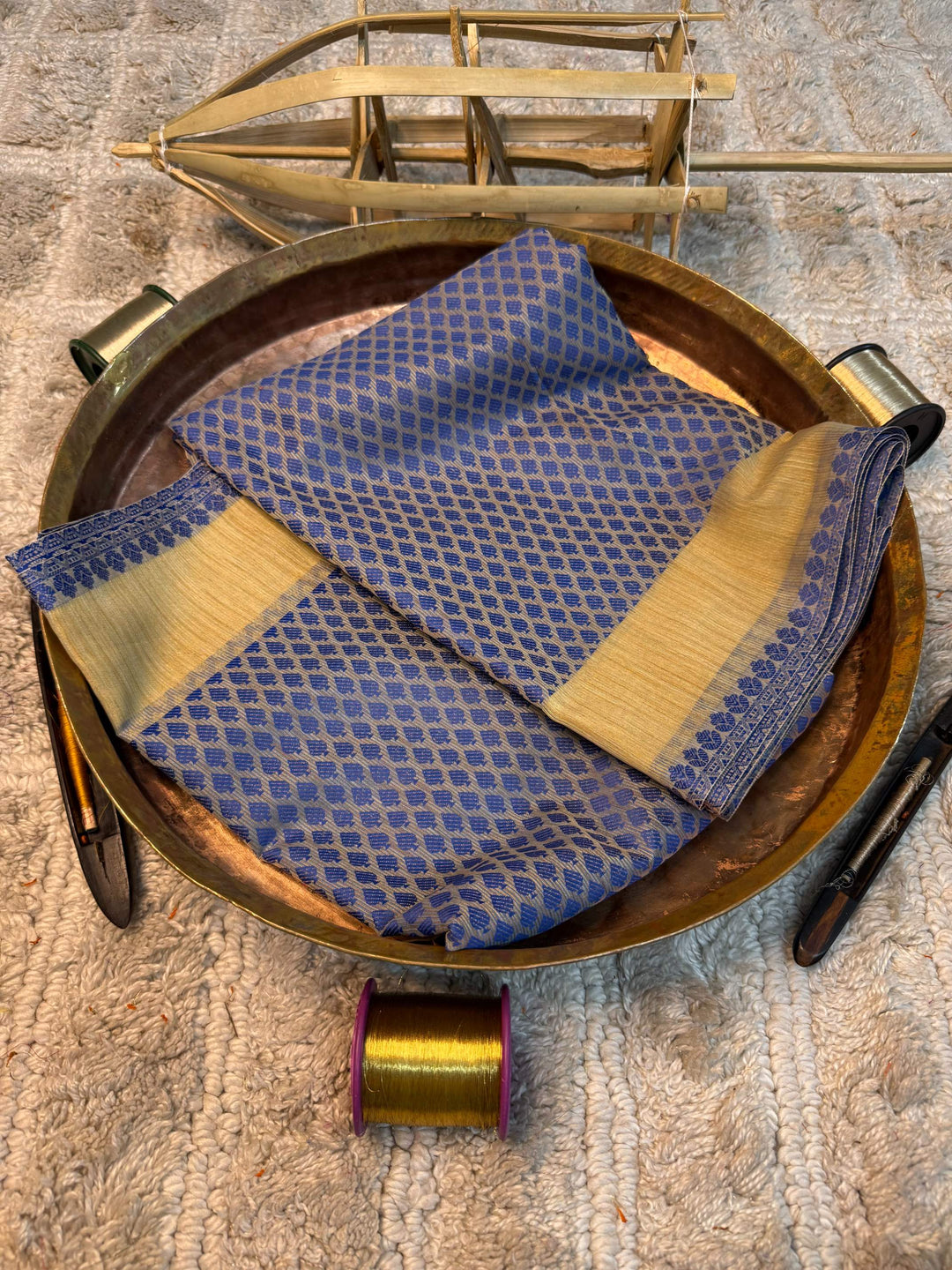 Eccentric zari weave Softsilk Heritage Banarasi saree