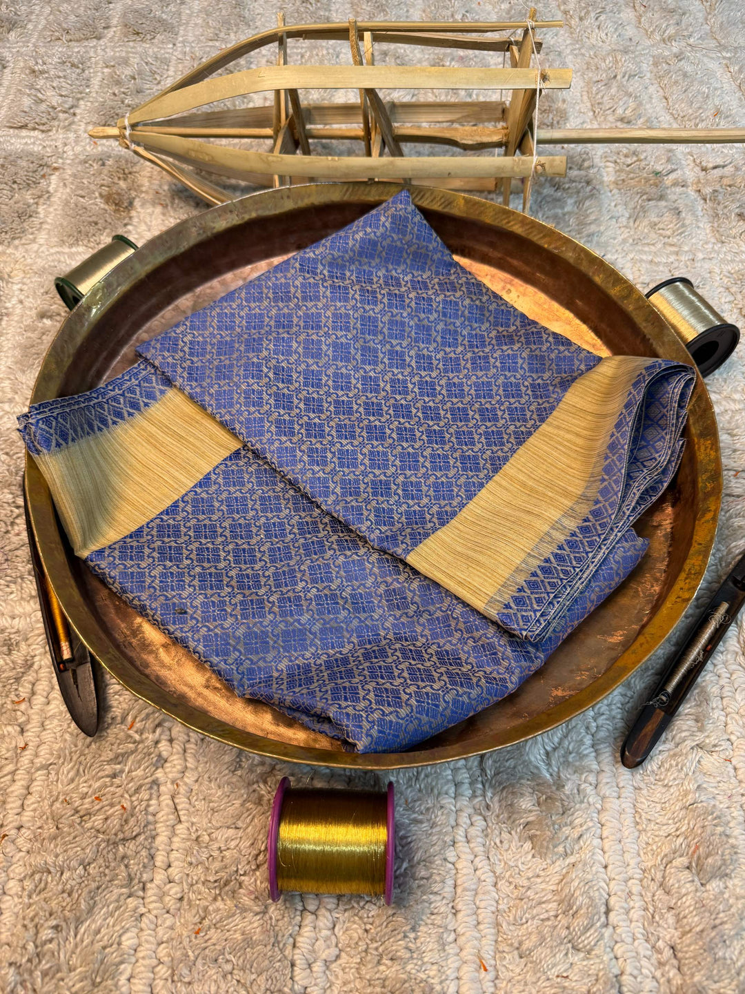 Eccentric zari weave Softsilk Banarasi saree