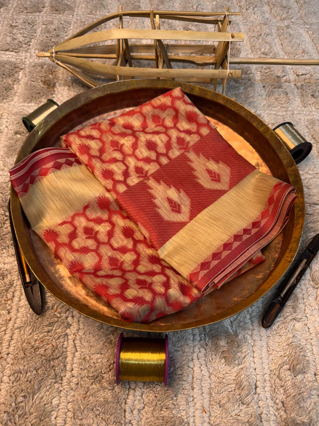 Eccentric zari weave Softsilk Banarasi saree