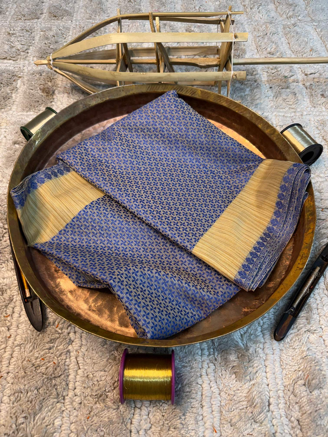 Eccentric zari weave Softsilk Banarasi saree