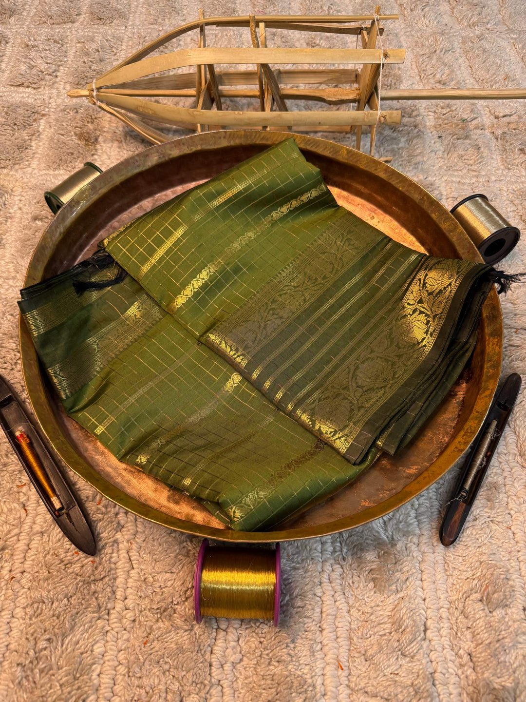 Eccentric zari weave Softsilk Banarasi saree