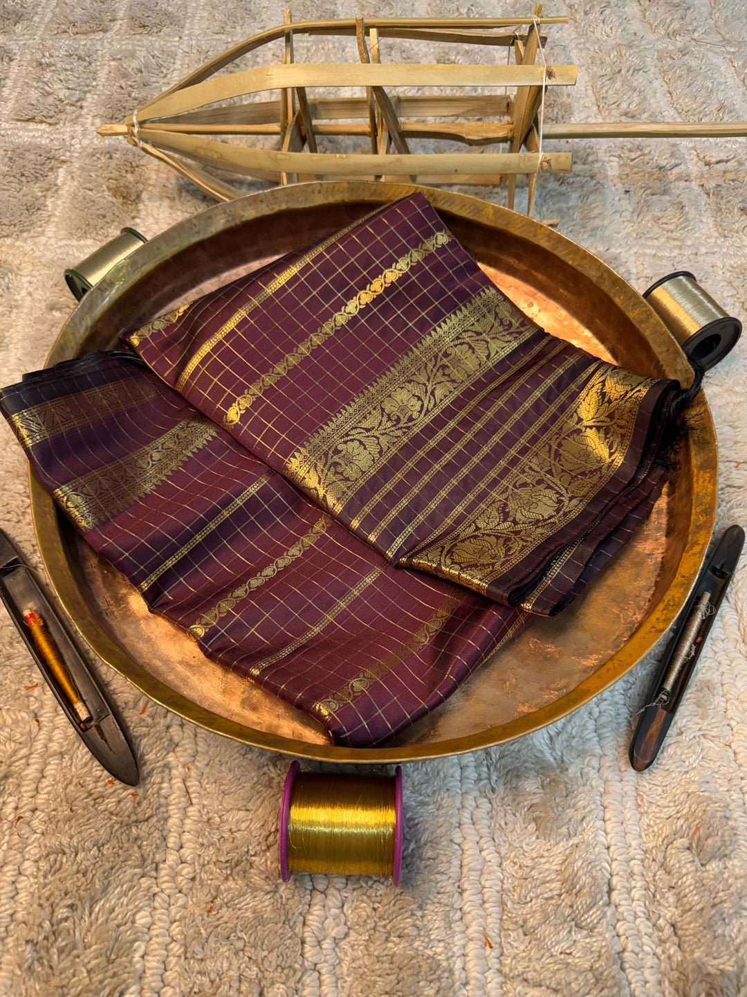 Eccentric zari weave Softsilk Banarasi saree
