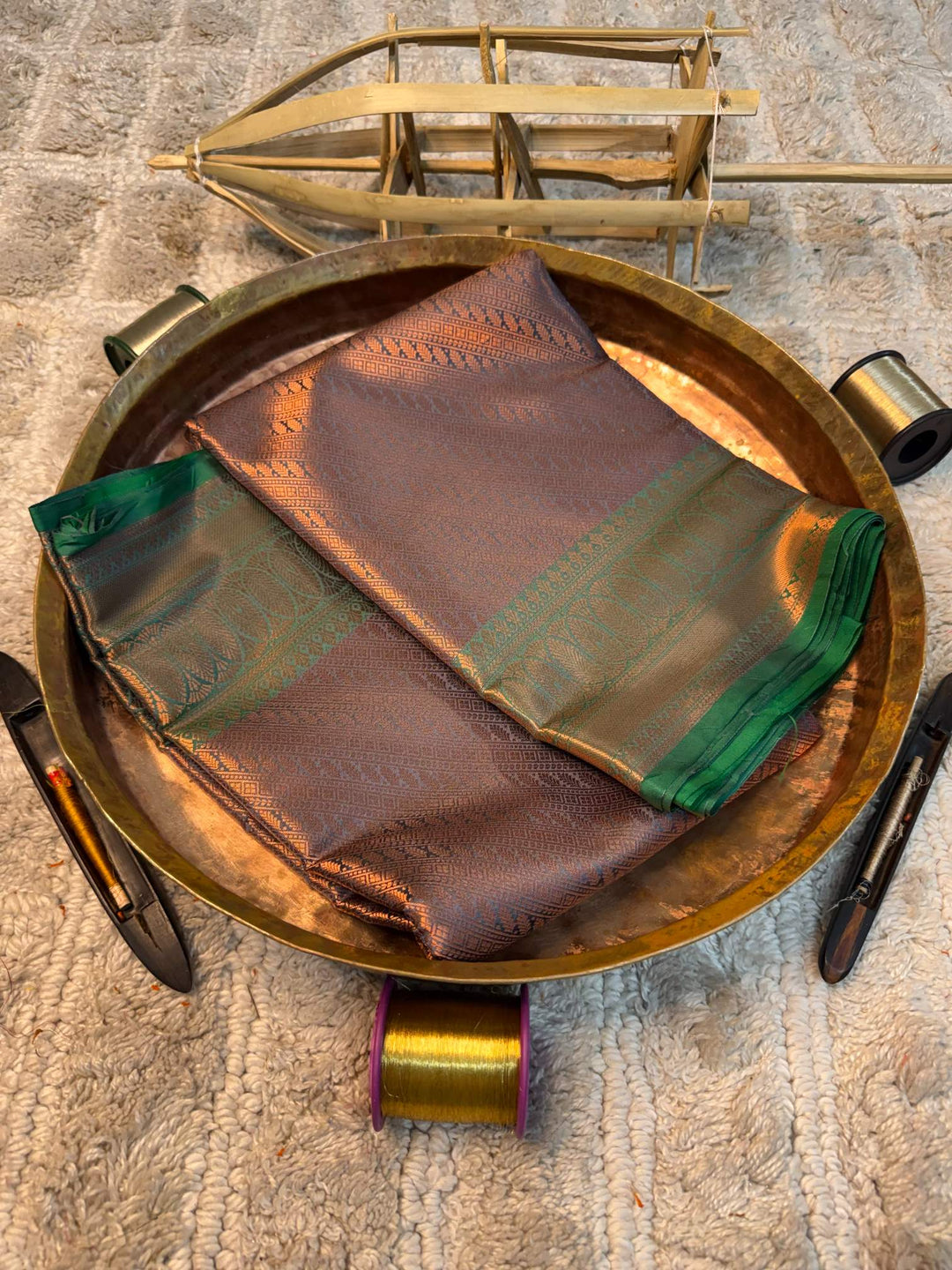 Eccentric zari weave Softsilk Banarasi saree