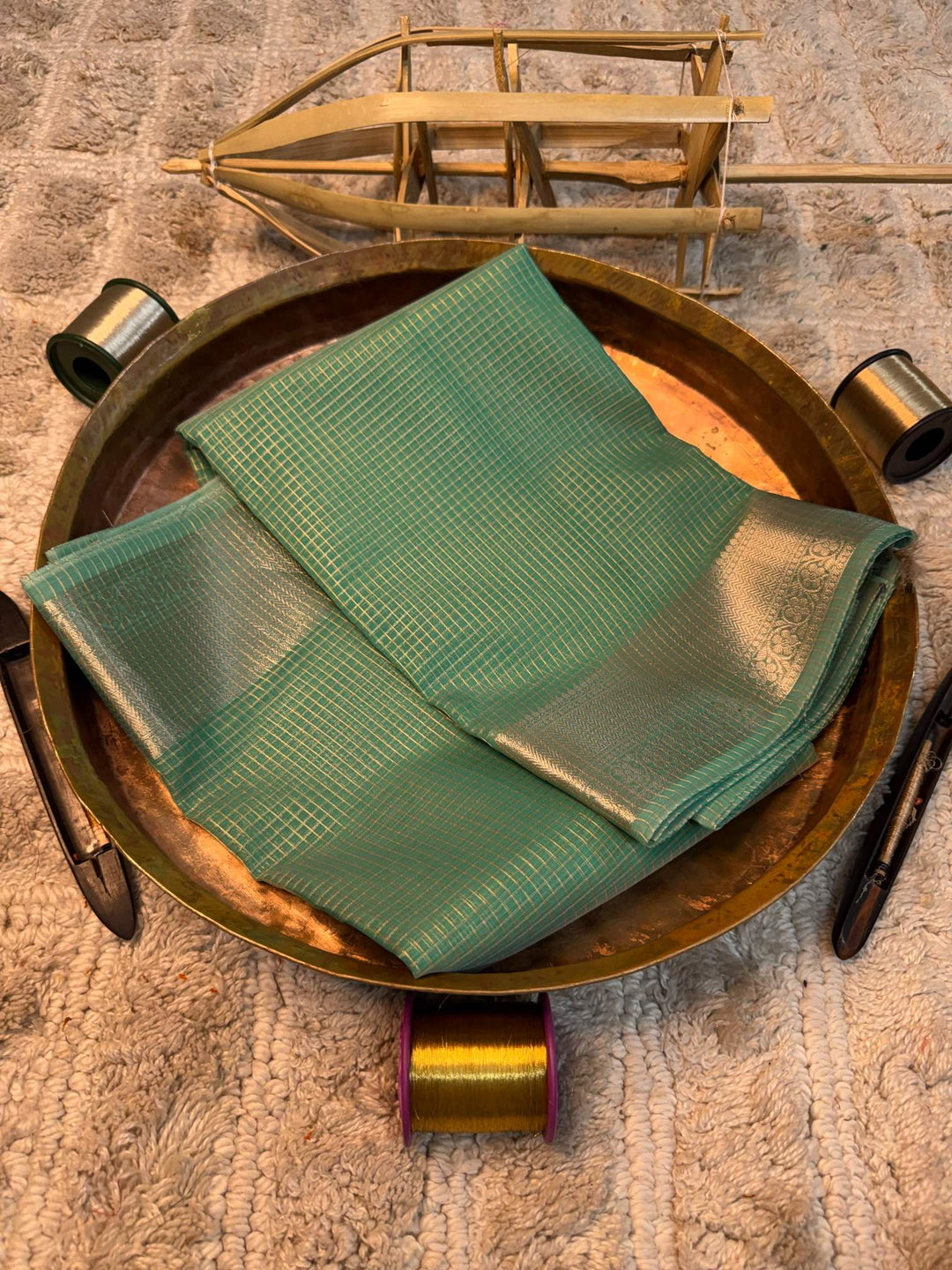 Eccentric zari weave Softsilk Banarasi saree