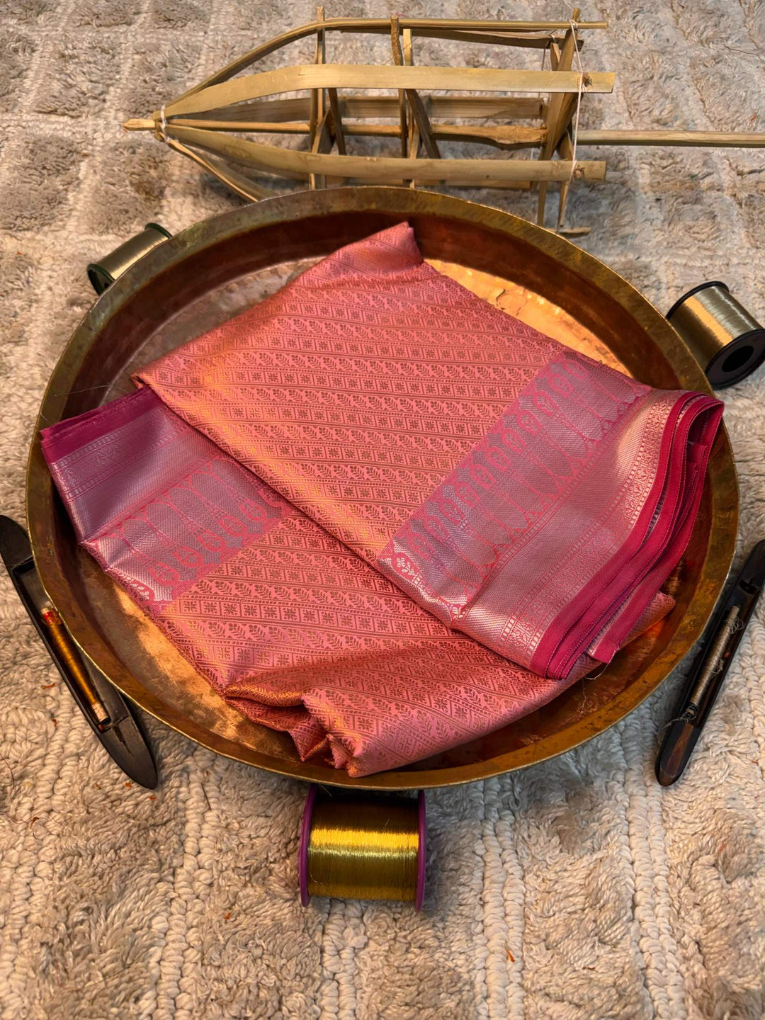 Eccentric zari weave Softsilk Banarasi saree