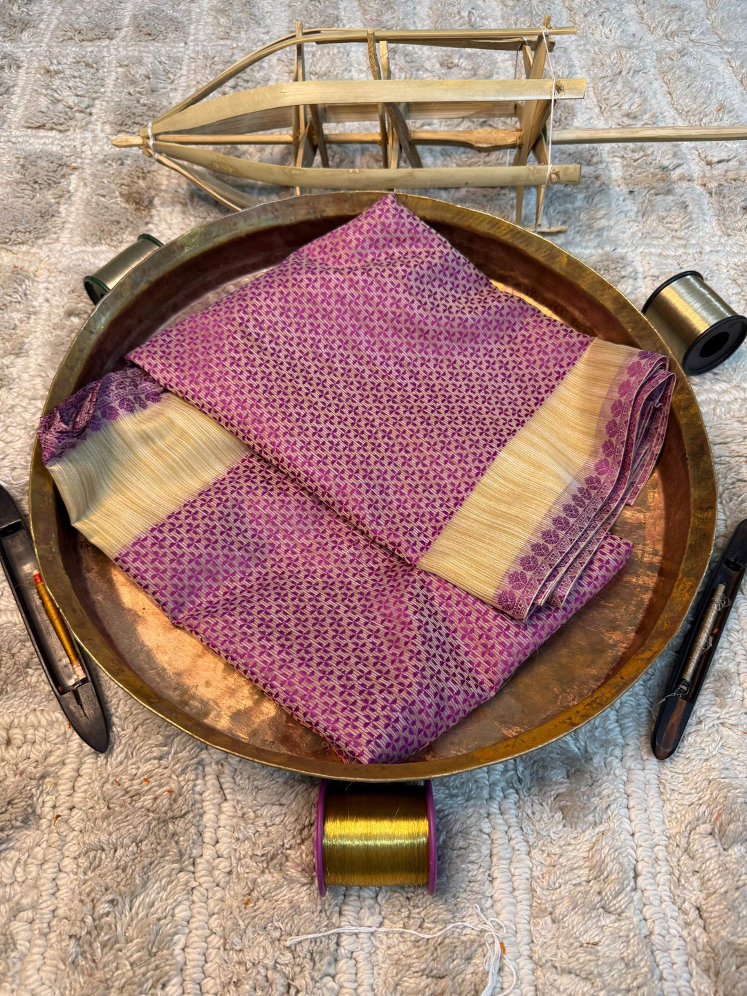 Eccentric zari weave Softsilk Heritage Banarasi saree