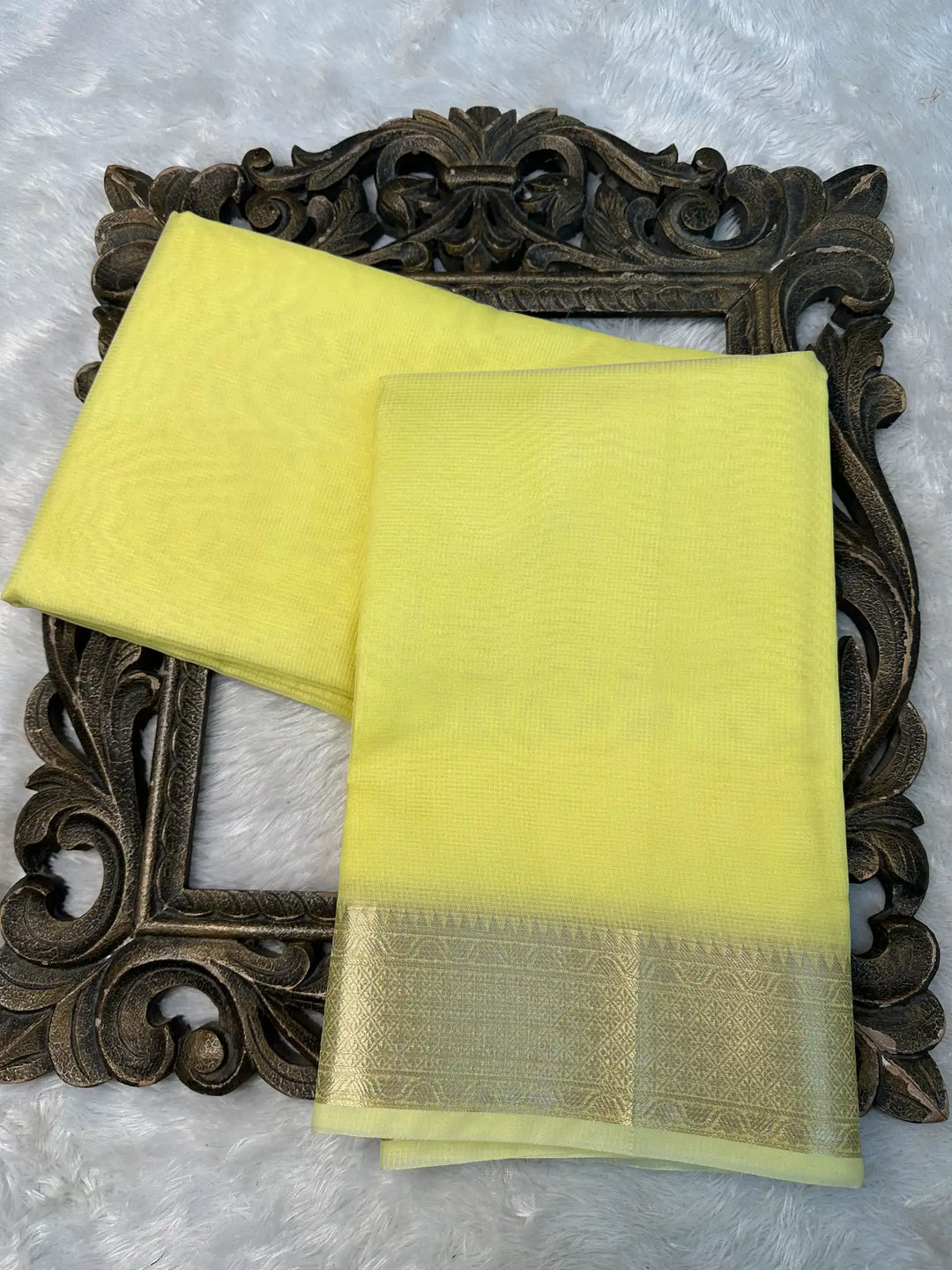 Contemporary Weave Kora Tissue Silk Banarasi Saree
