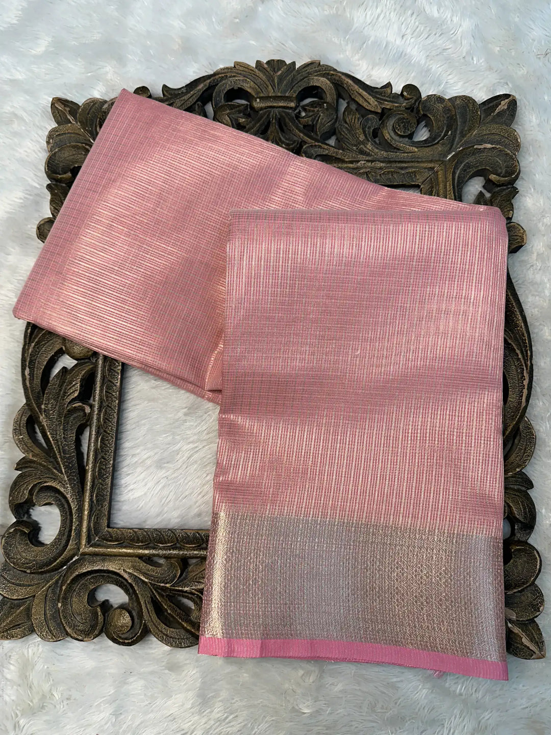 Contemporary Weave Kora Tissue Silk Banarasi Saree