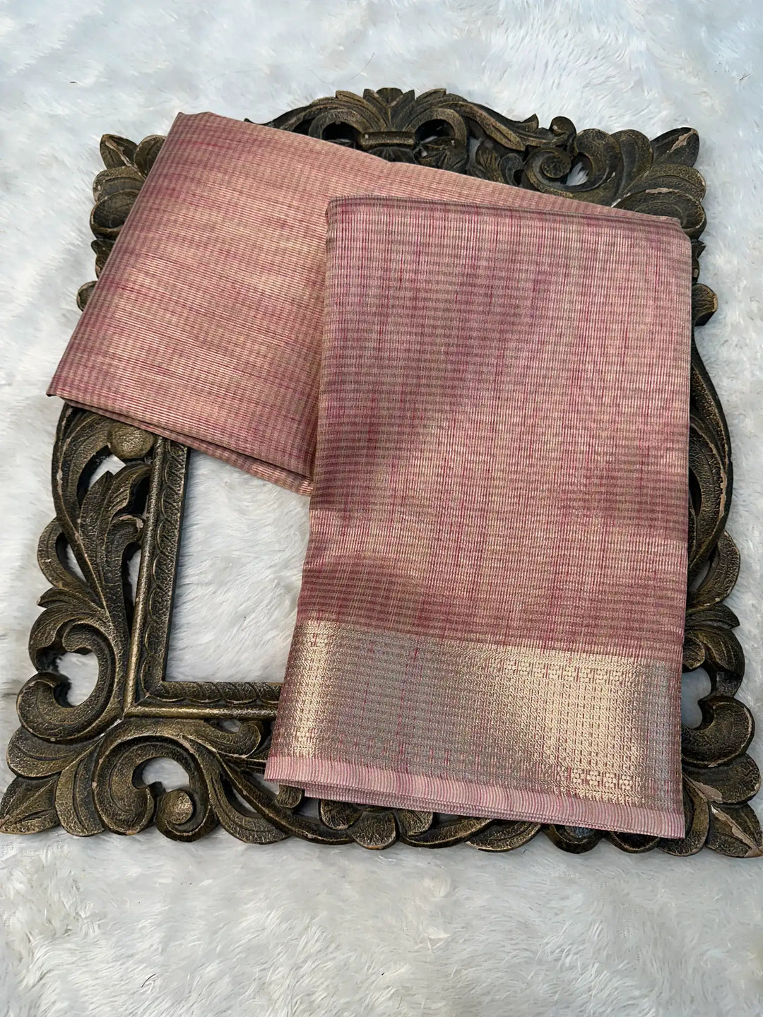 Contemporary Weave Kora Tissue Silk Banarasi Saree