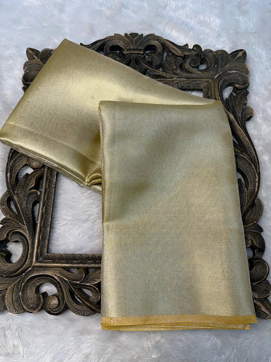 Contemporary Weave Kora Tissue Silk Banarasi Saree