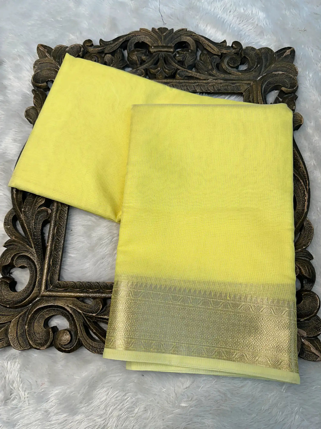 Contemporary Weave Kora Tissue Silk Banarasi Saree