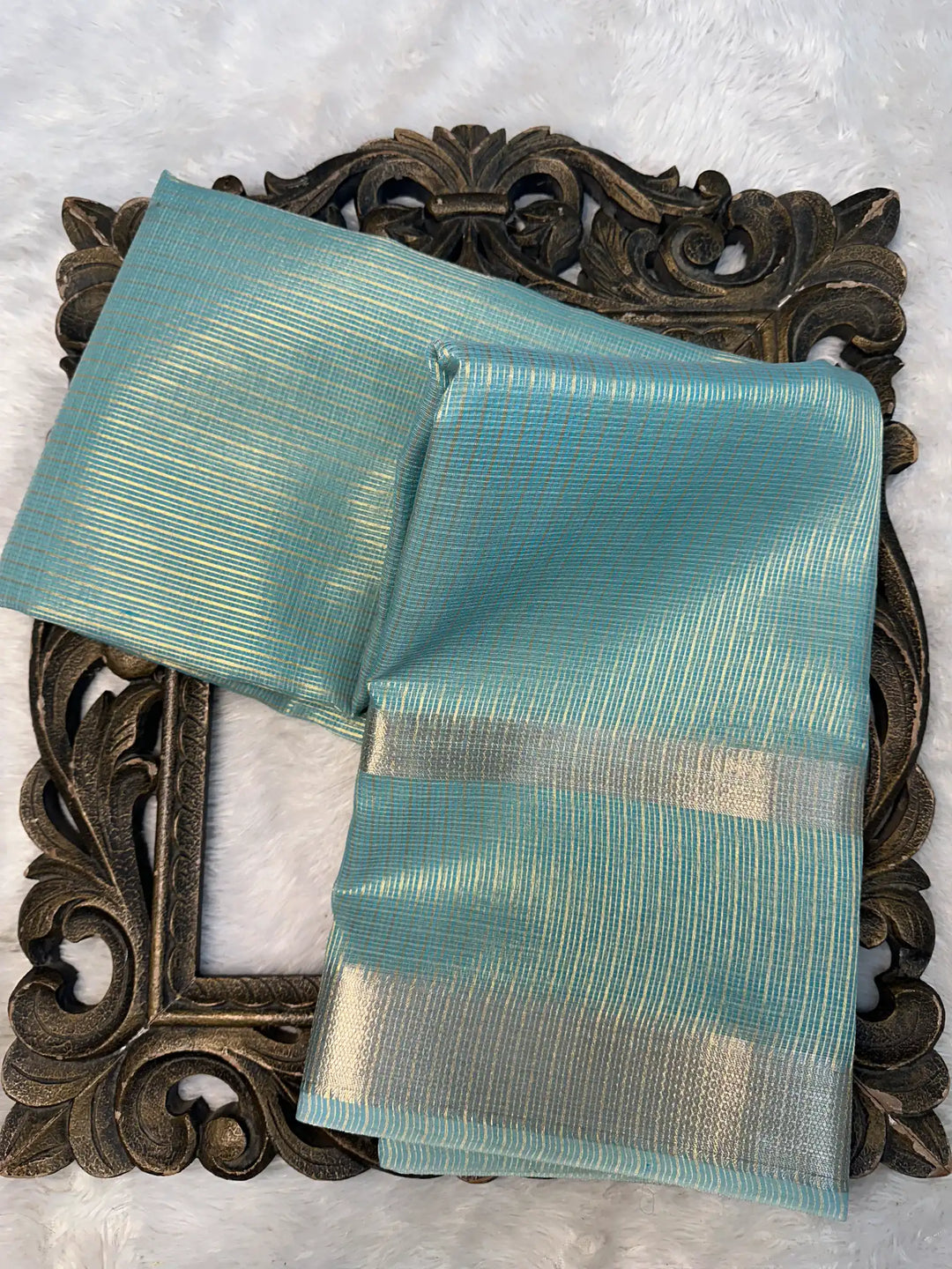 Contemporary Weave Kora Tissue Silk Banarasi Saree