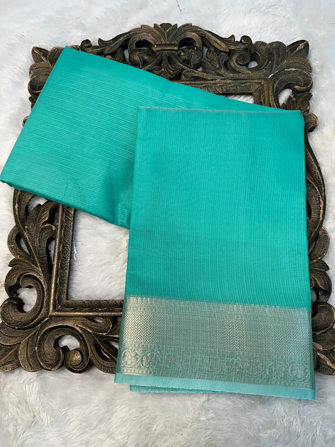 Contemporary Weave Kora Tissue Silk Banarasi Saree
