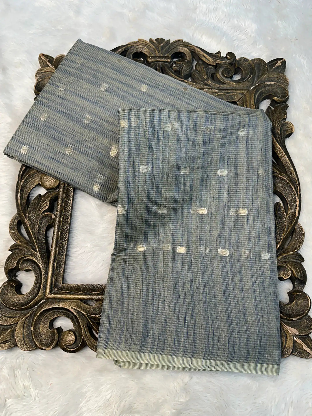 Contemporary Weave Kora Tissue Silk Banarasi Saree