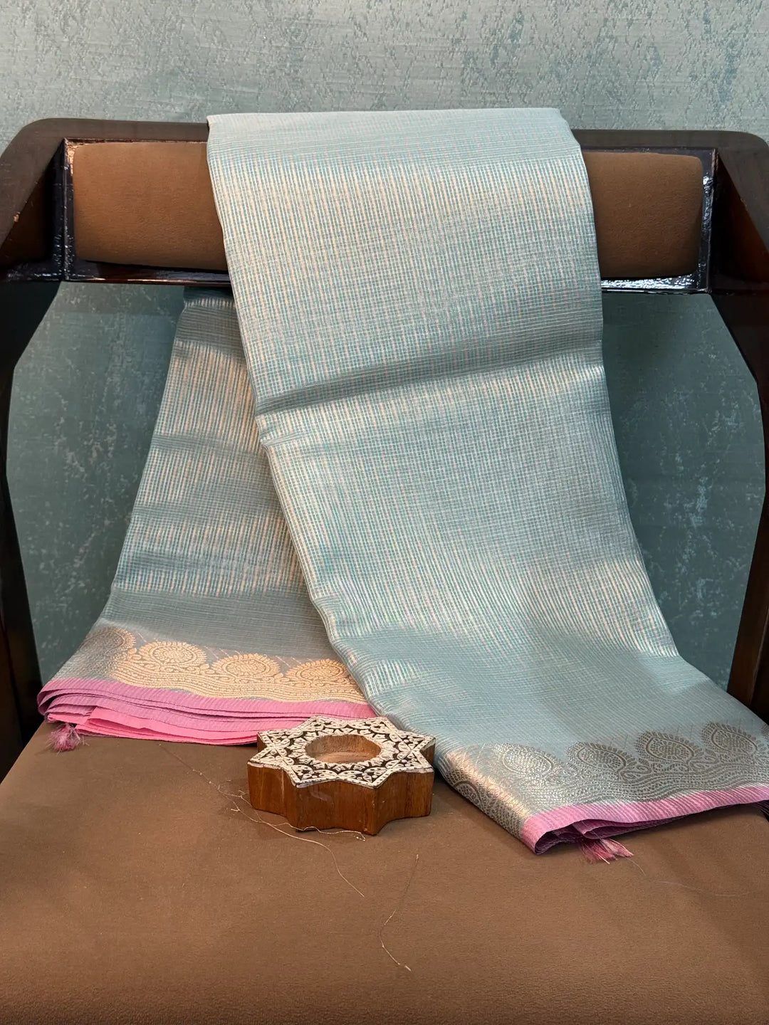Contemporary Weave Kora Tissue Silk Banarasi Saree