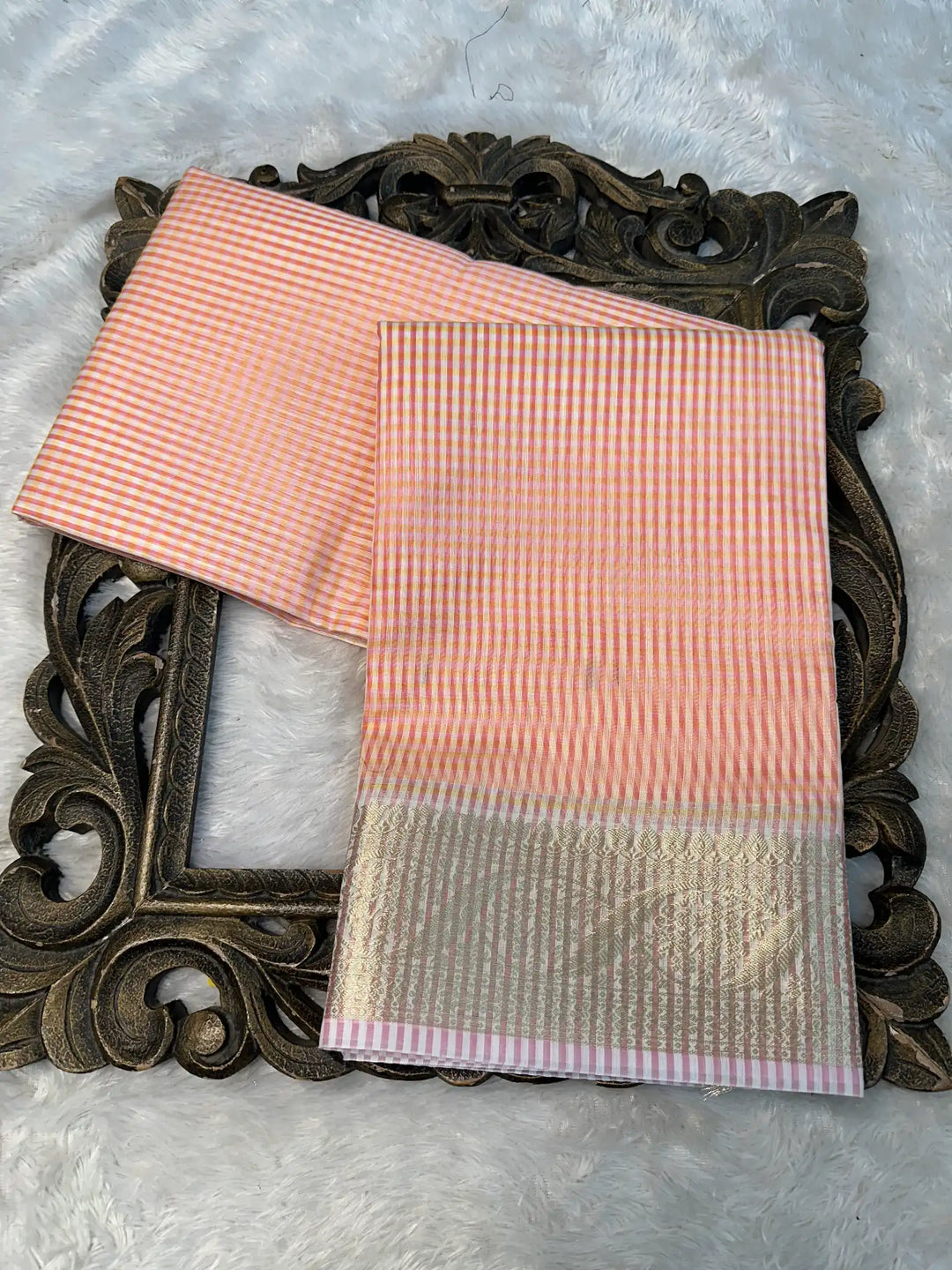 Contemporary Weave Kora Tissue Silk Banarasi Saree