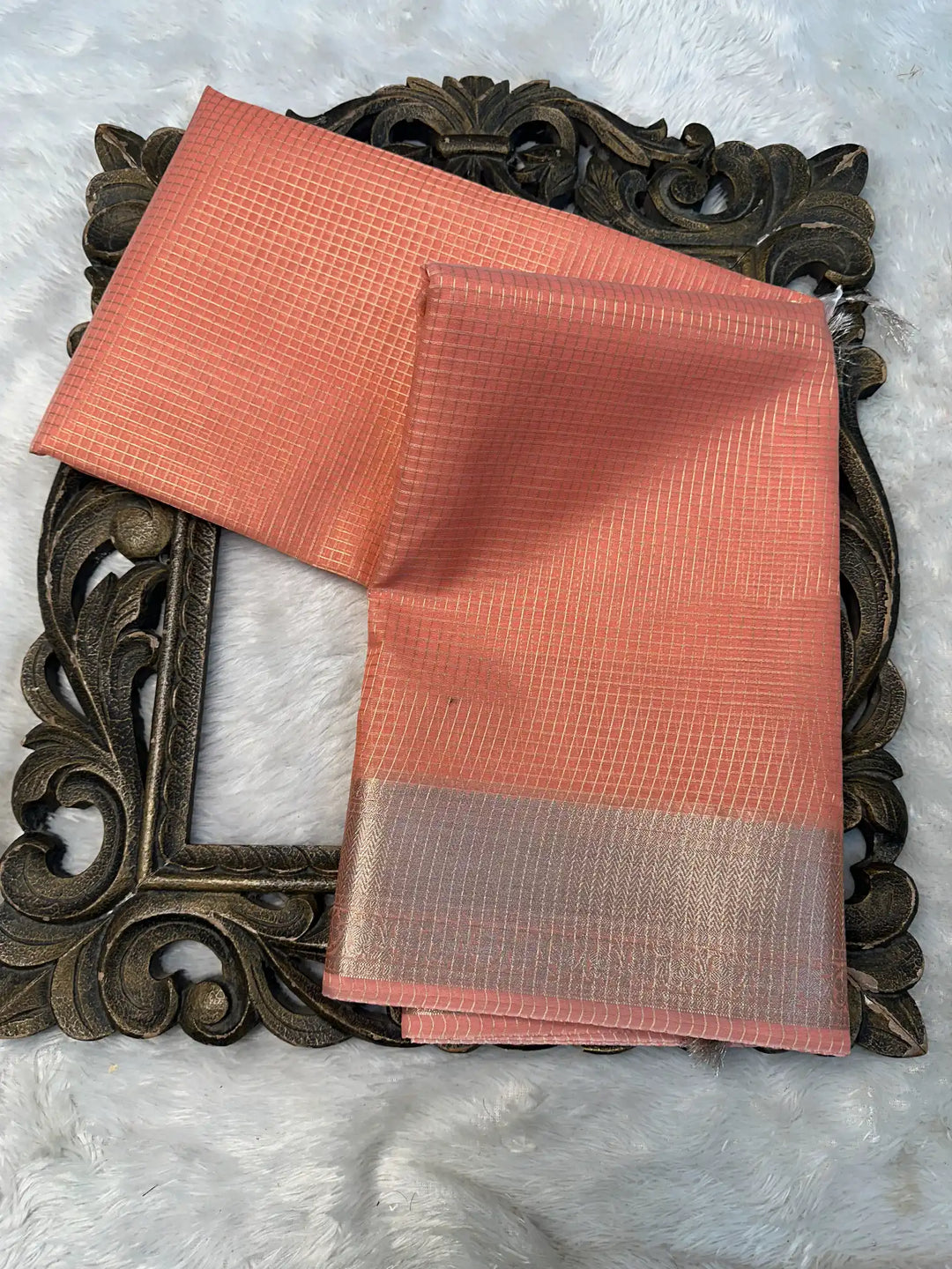 Contemporary Weave Kora Tissue Silk Banarasi Saree