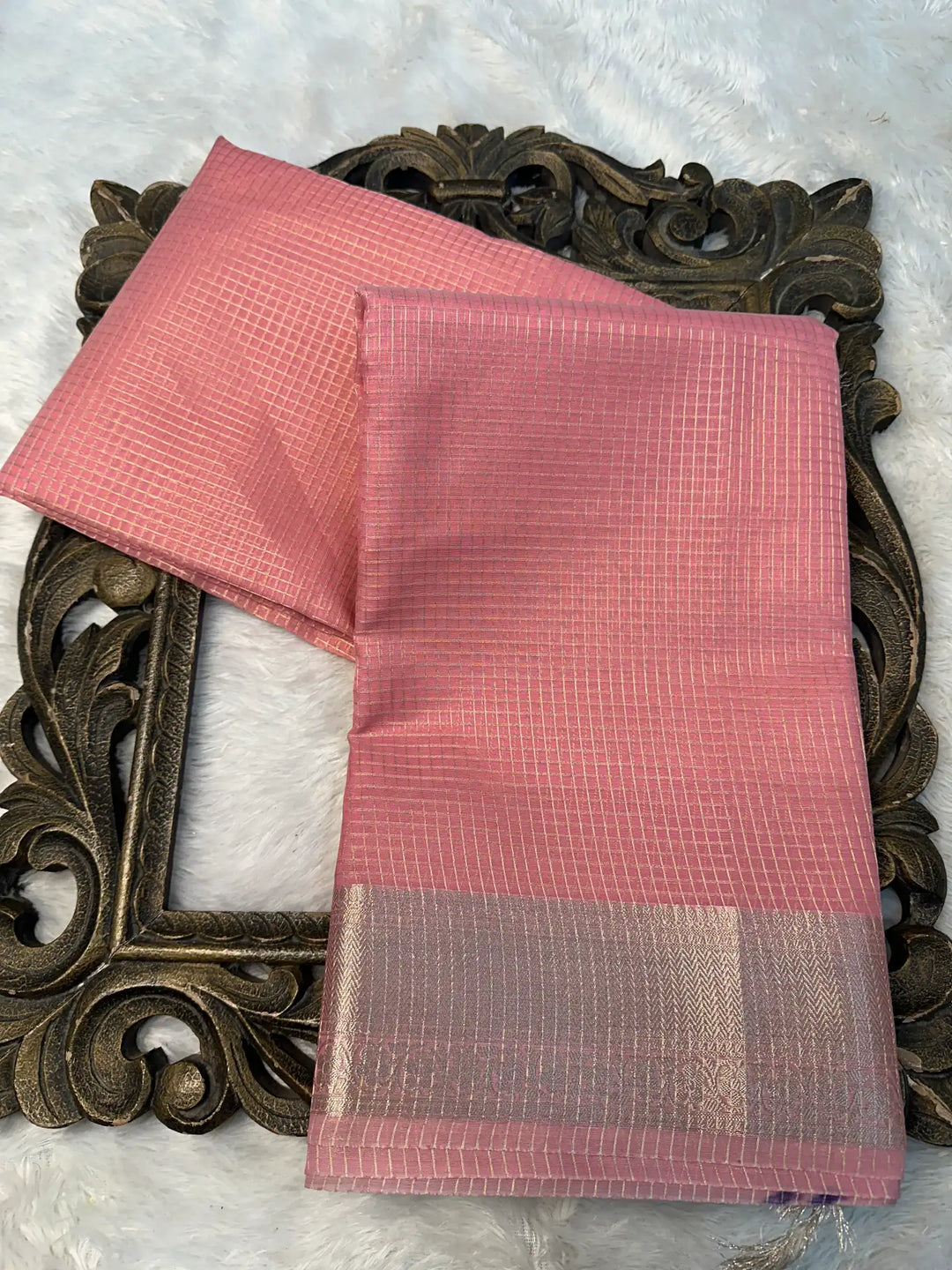Contemporary Weave Kora Tissue Silk Banarasi Saree