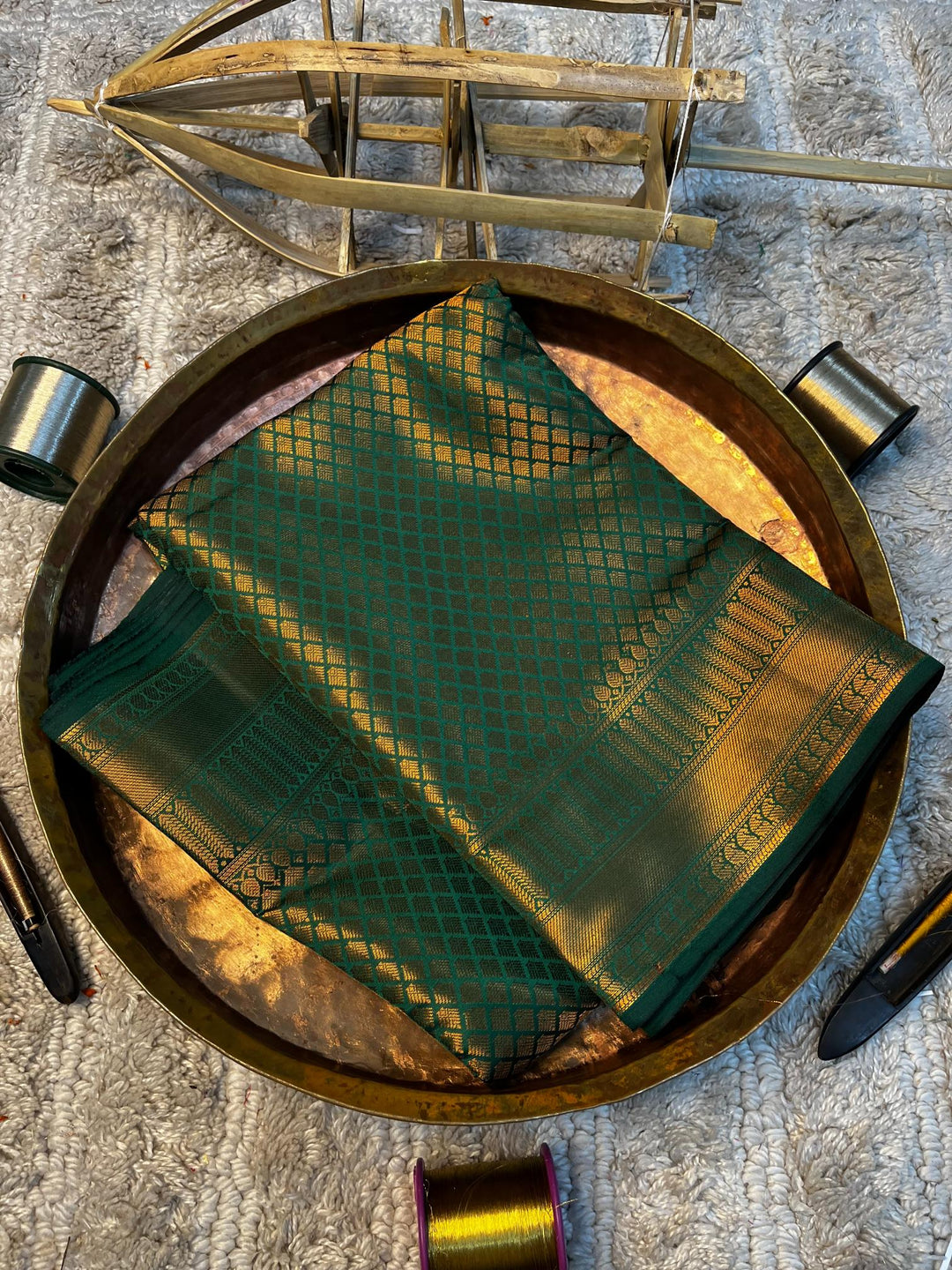 Eccentric Zari Weave Softsilk Banarasi Saree
